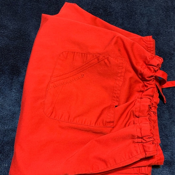 Cherokee XL Red Scrub Pants - Picture 1 of 2